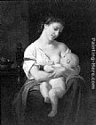 Hughes Merle Mother and Child painting